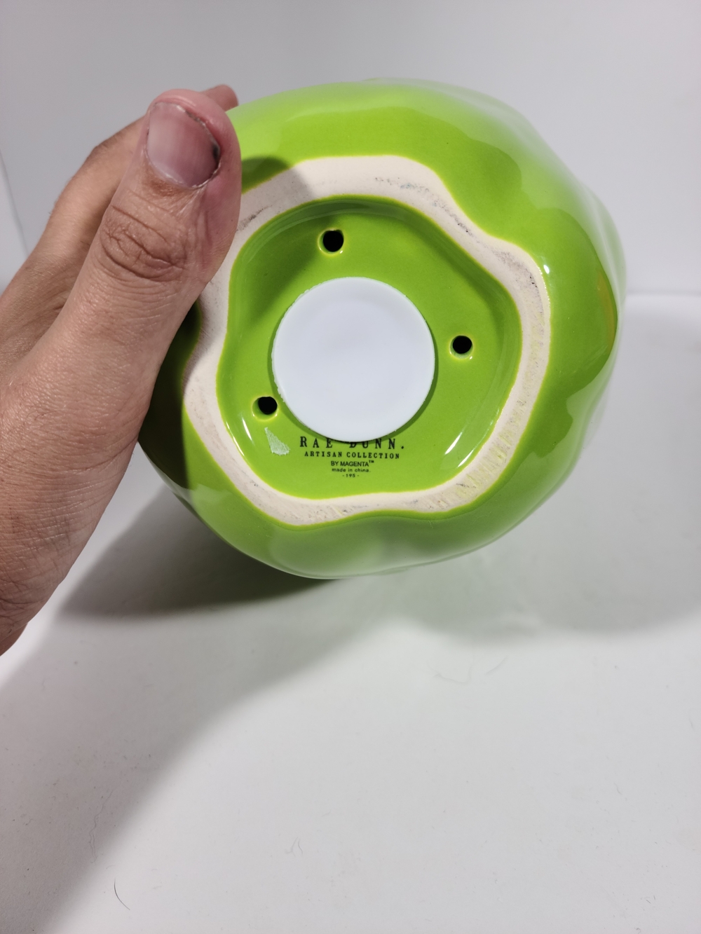 Rae Dunn Green Poison Apple Birdhouse Halloween Online Exclusive - Picture 5 of 6